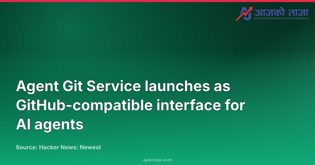 Agent Git Service launches as GitHub-compatible interface for AI agents