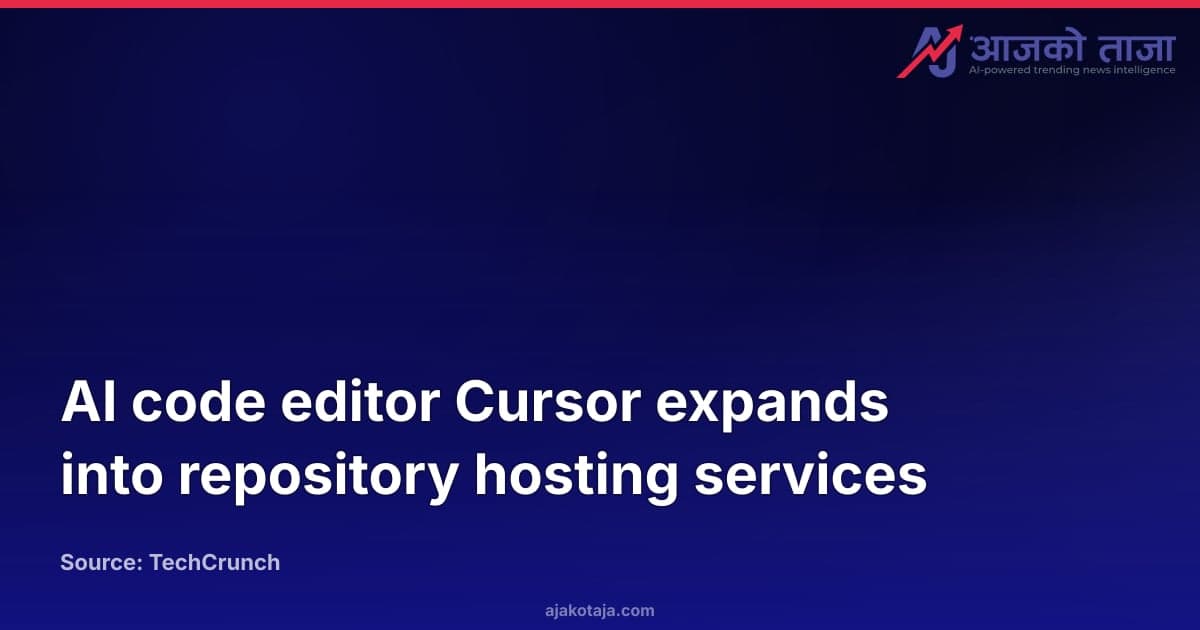 AI code editor Cursor expands into repository hosting services