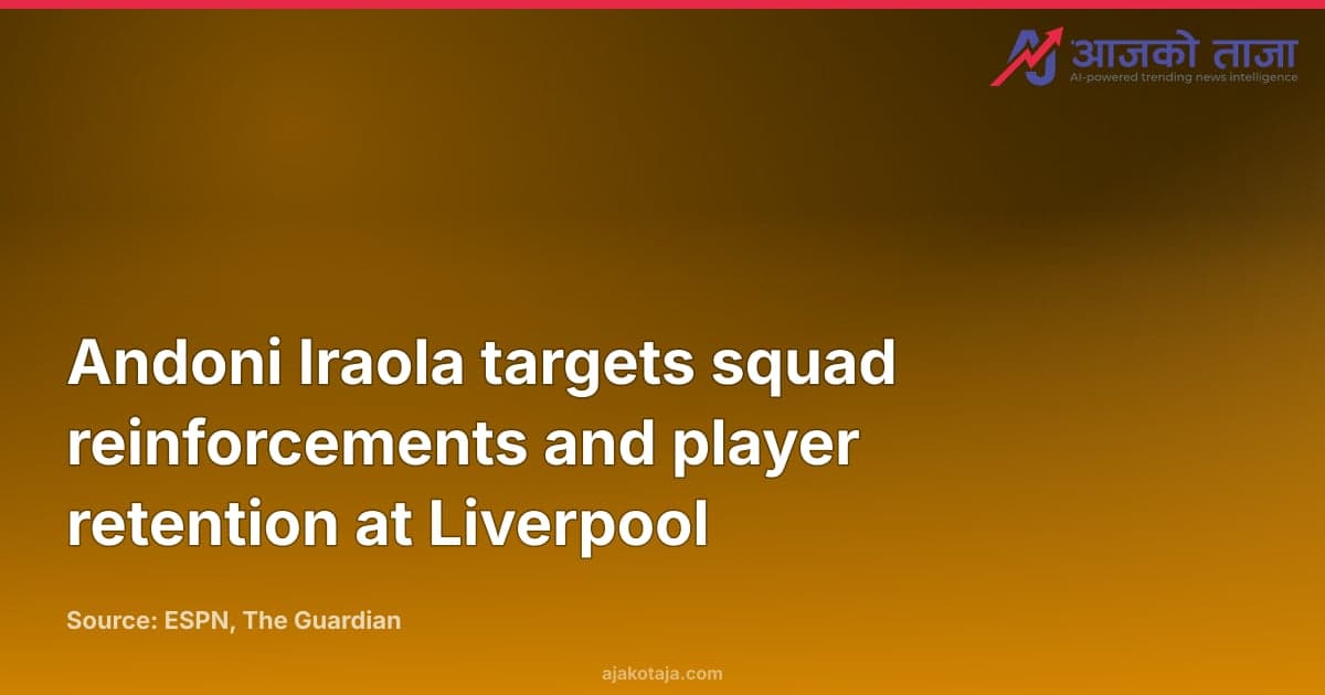 Andoni Iraola targets squad reinforcements and player retention at Liverpool