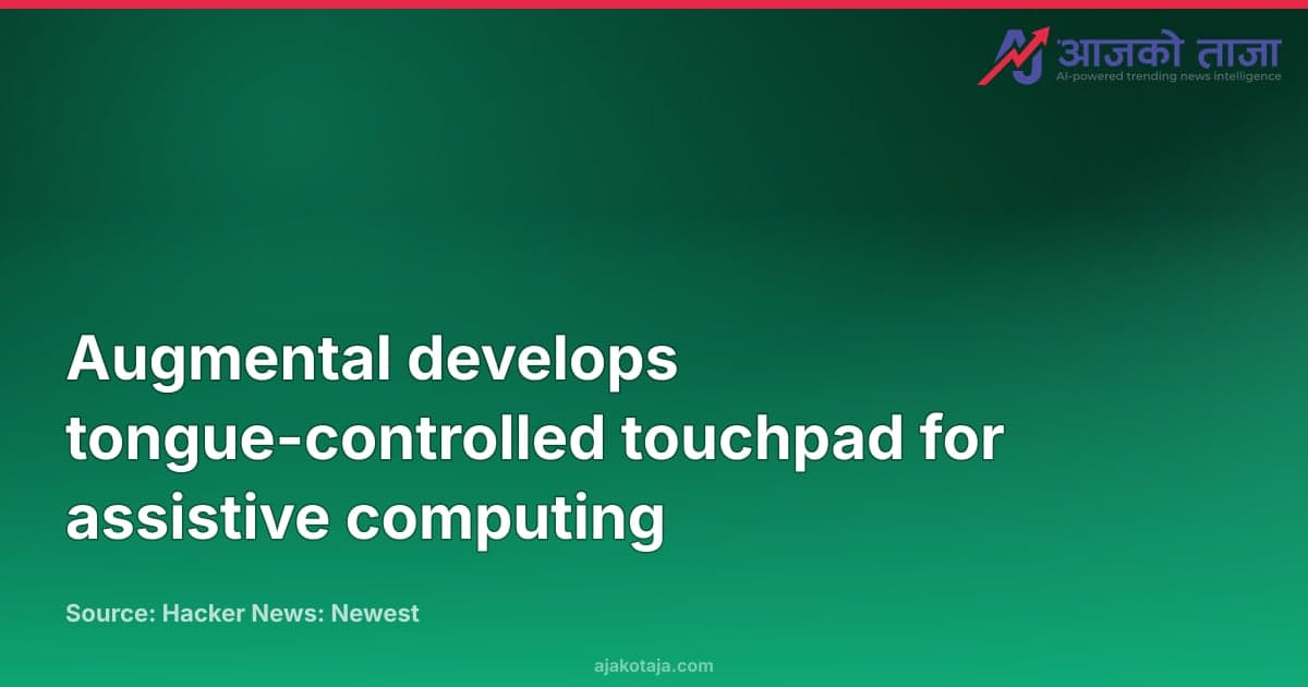 Augmental develops tongue-controlled touchpad for assistive computing