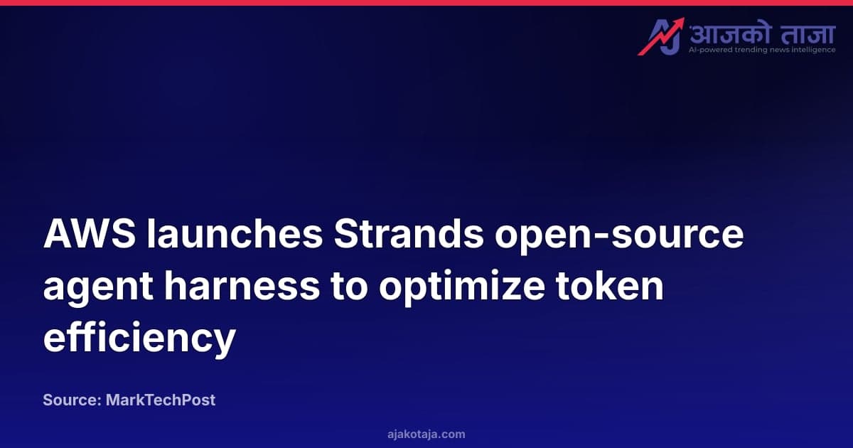AWS launches Strands open-source agent harness to optimize token efficiency