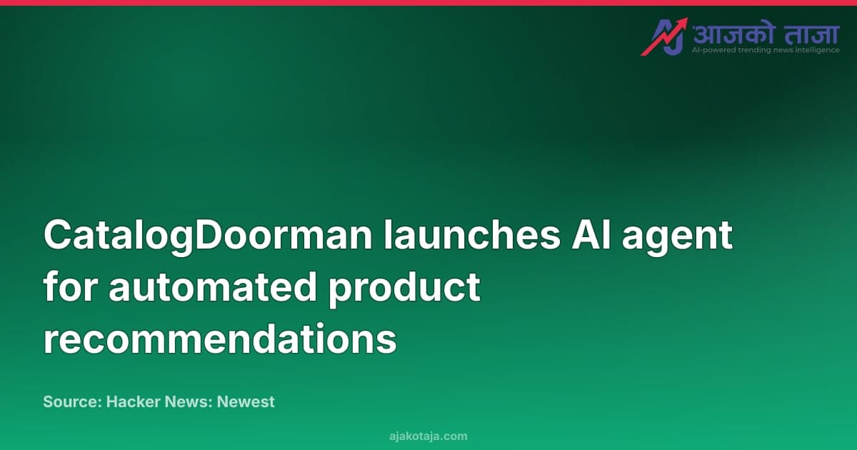 CatalogDoorman launches AI agent for automated product recommendations