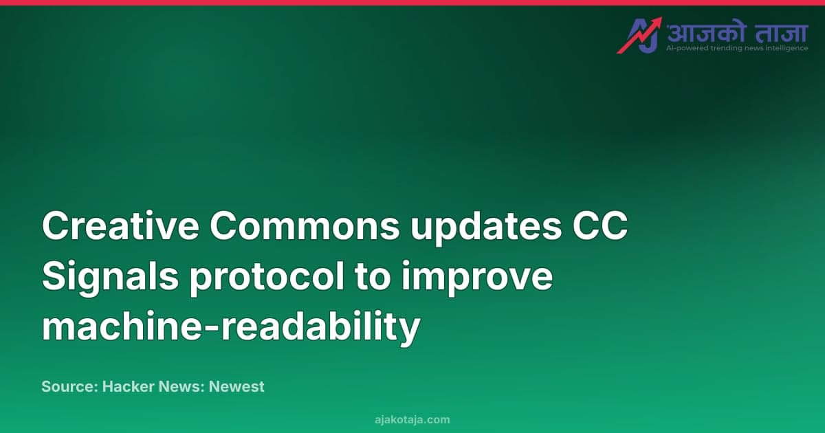 Creative Commons updates CC Signals protocol to improve machine-readability