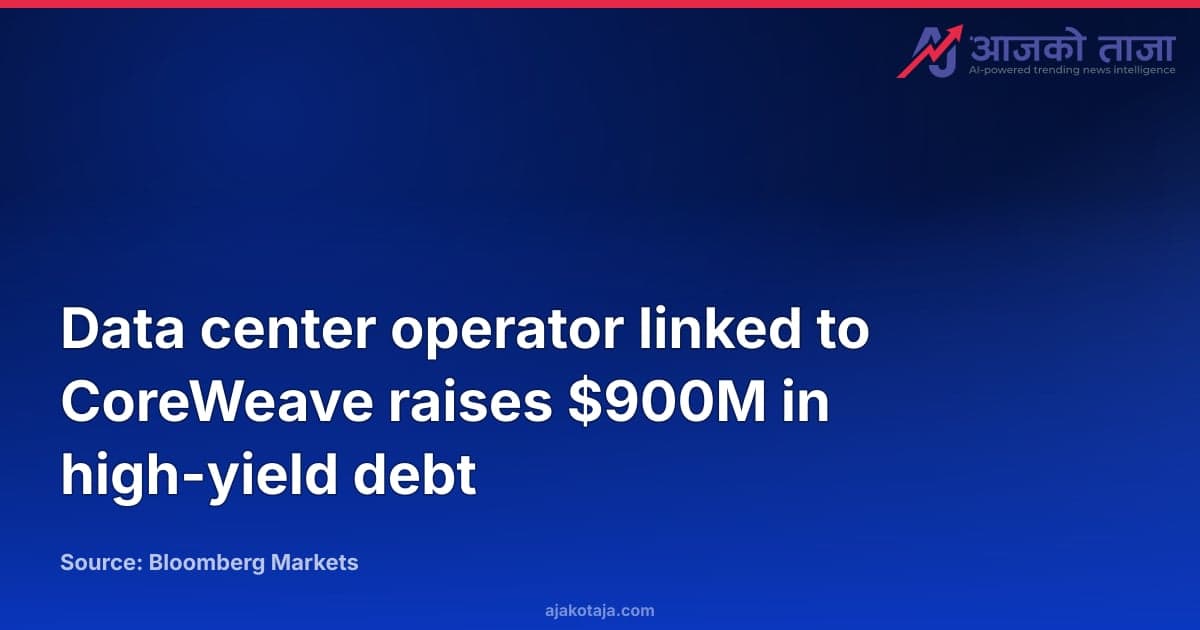 Data center operator linked to CoreWeave raises $900M in high-yield debt