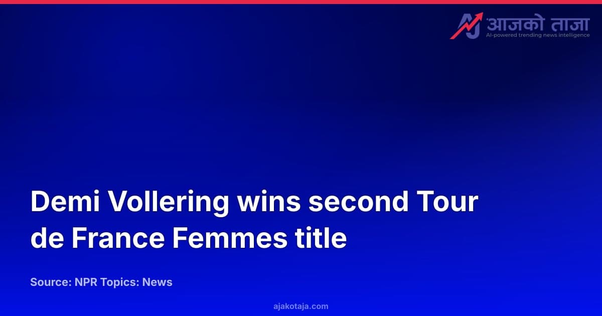 Demi Vollering wins second Tour de France Femmes title