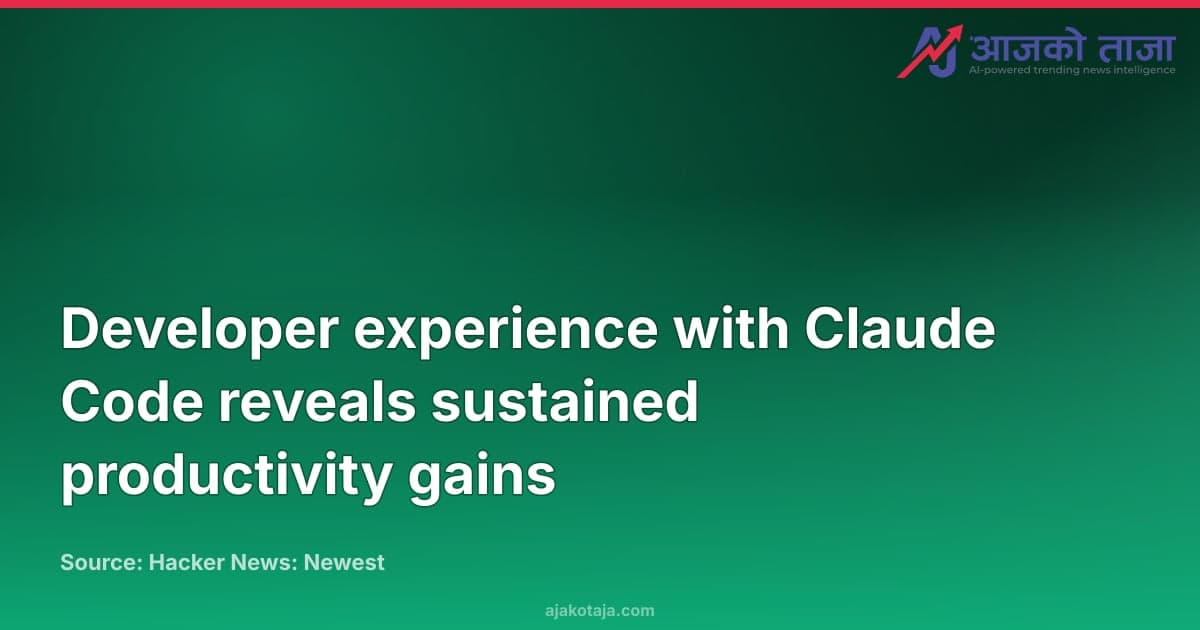 Developer experience with Claude Code reveals sustained productivity gains