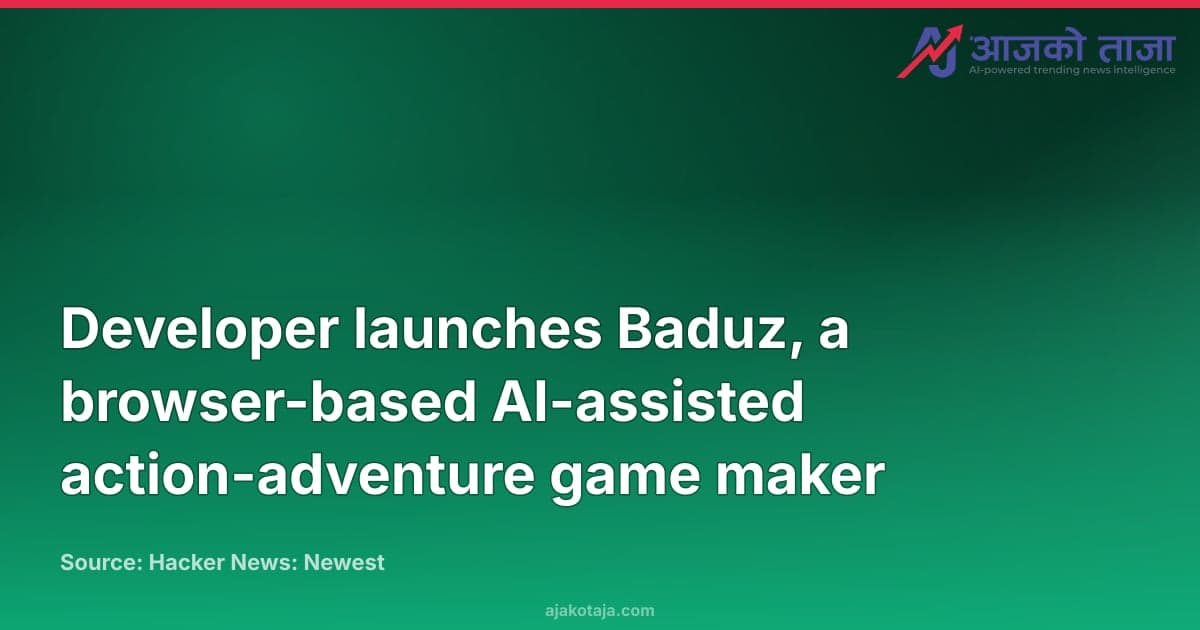 Developer launches Baduz, a browser-based AI-assisted action-adventure game maker