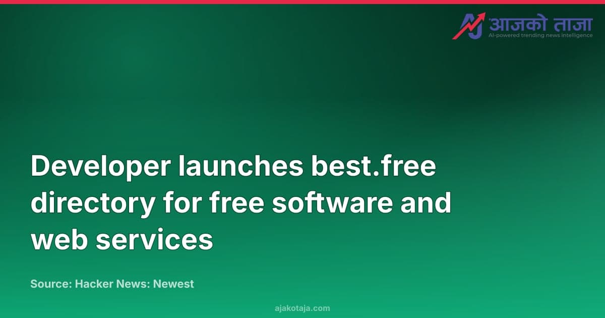 Developer launches best.free directory for free software and web services