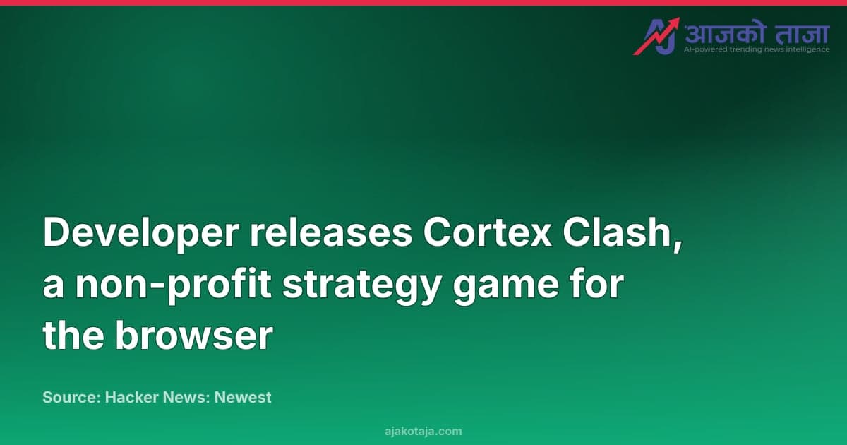 Developer releases Cortex Clash, a non-profit strategy game for the browser