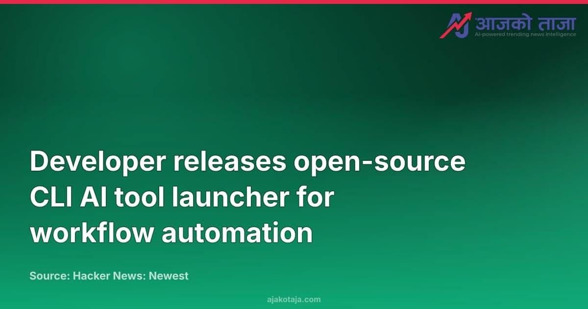 Developer releases open-source CLI AI tool launcher for workflow automation