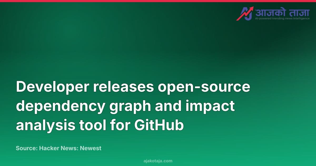 Developer releases open-source dependency graph and impact analysis tool for GitHub