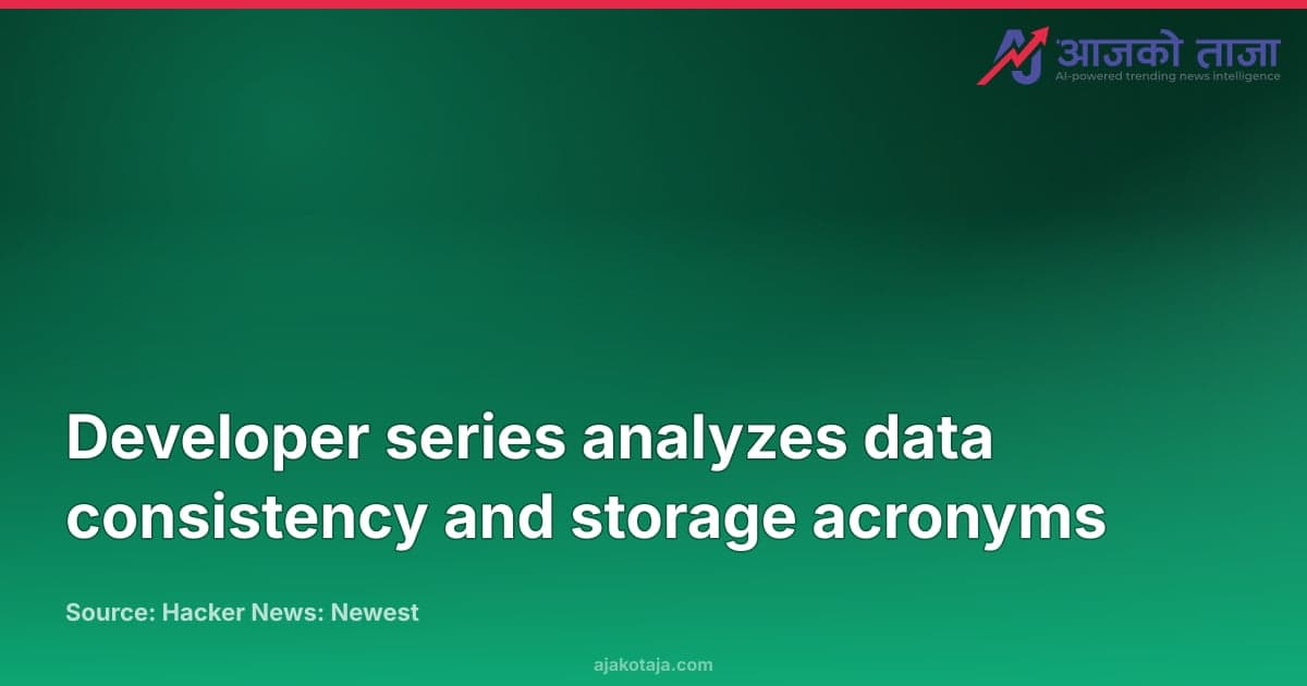 Developer series analyzes data consistency and storage acronyms