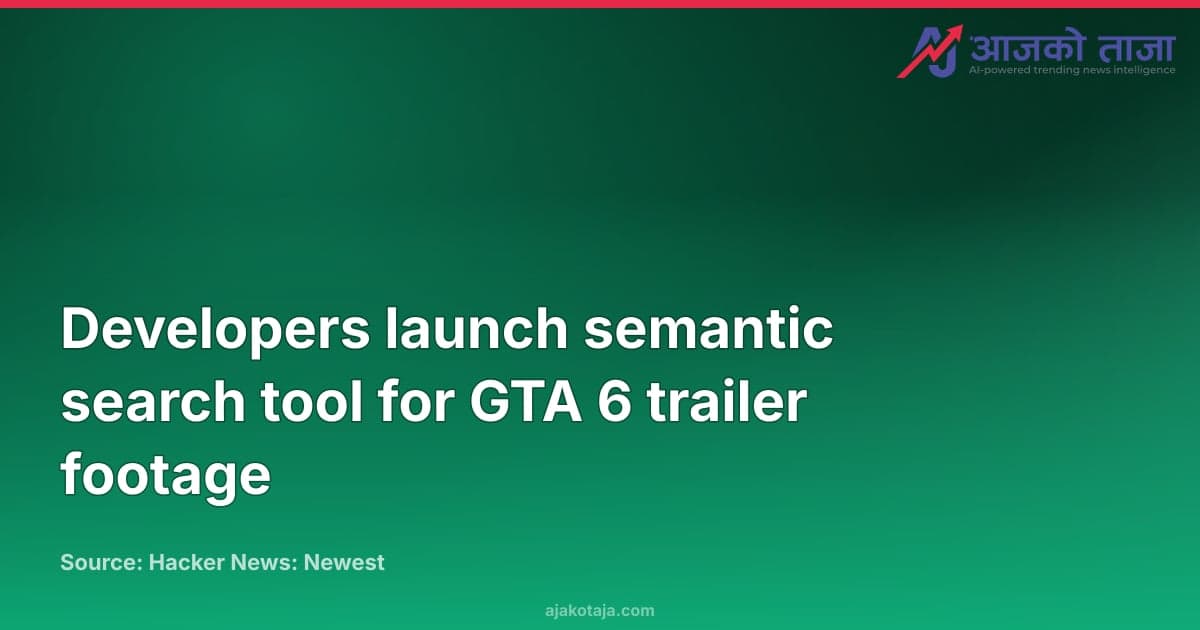 Developers launch semantic search tool for GTA 6 trailer footage