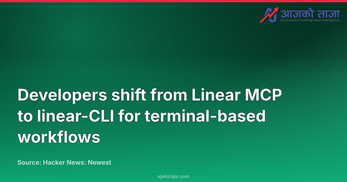 Developers shift from Linear MCP to linear-CLI for terminal-based workflows