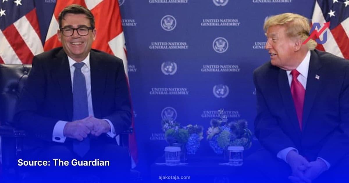 Donald Trump and UK PM Andy Burnham meet at UN to discuss trade and Chagos Islands