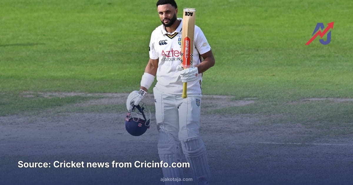 Emilio Gay scores 141 for Durham against Lancashire in County Championship