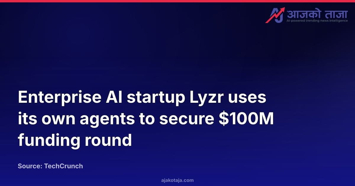 Enterprise AI startup Lyzr uses its own agents to secure $100M funding round