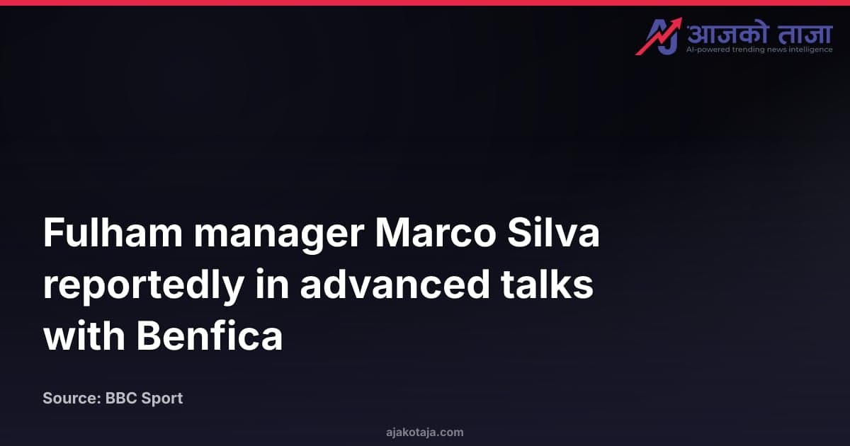 Fulham manager Marco Silva reportedly in advanced talks with Benfica