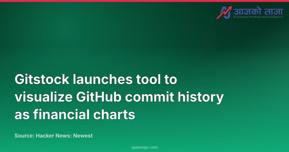 Gitstock launches tool to visualize GitHub commit history as financial charts