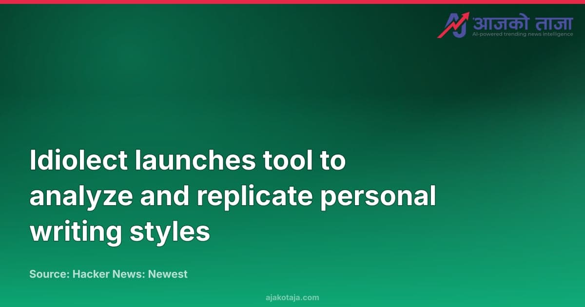 Idiolect launches tool to analyze and replicate personal writing styles