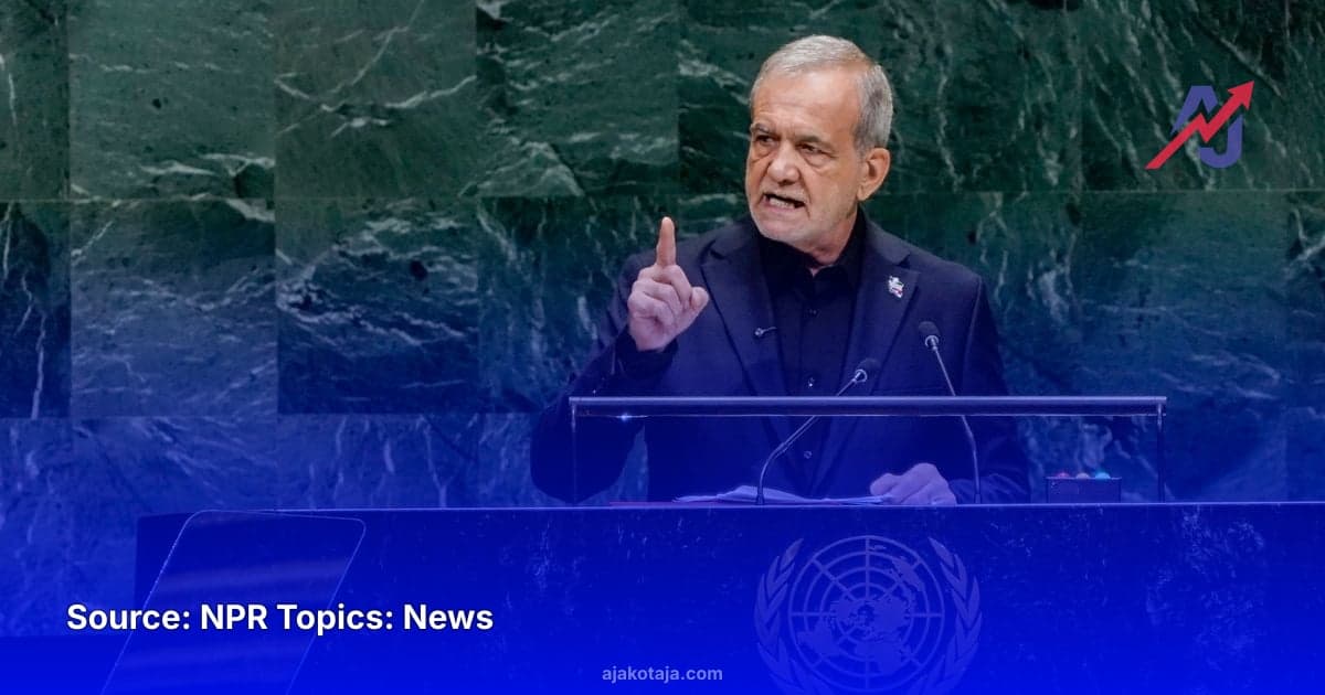 Iranian President Pezeshkian signals diplomatic openness at UN General Assembly
