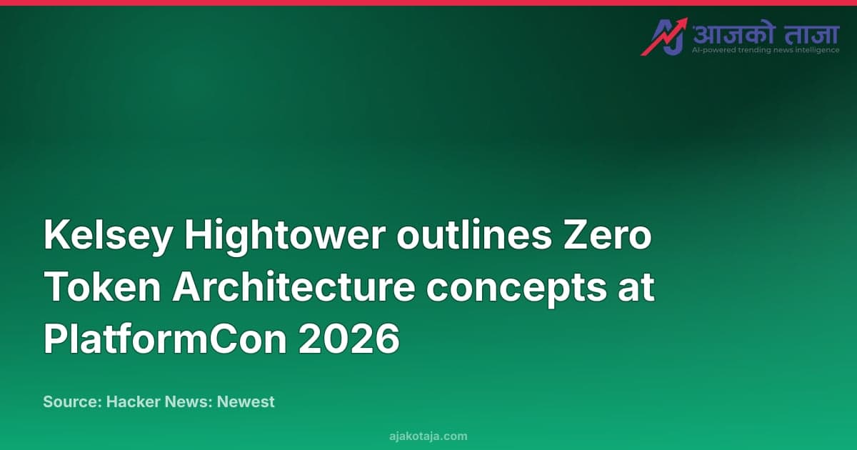 Kelsey Hightower outlines Zero Token Architecture concepts at PlatformCon 2026
