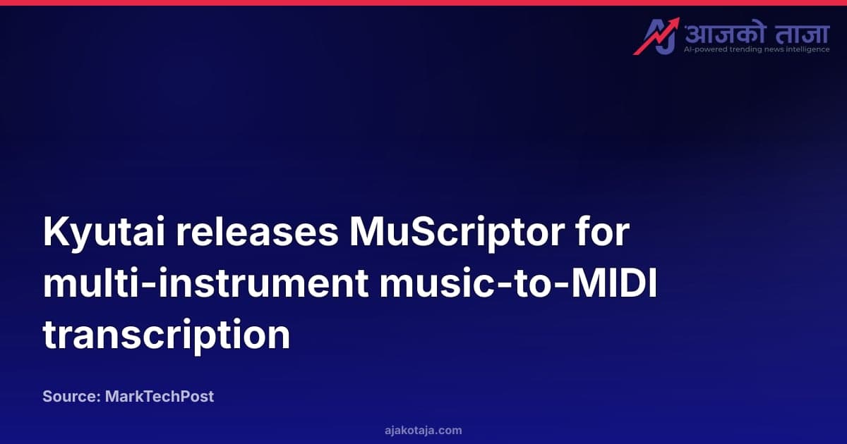 Kyutai releases MuScriptor for multi-instrument music-to-MIDI transcription