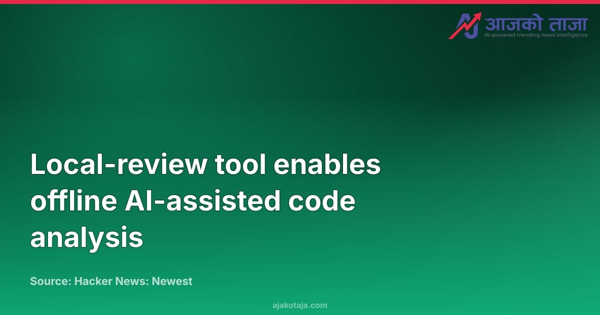 Local-review tool enables offline AI-assisted code analysis