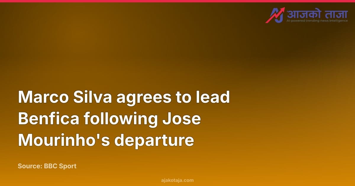 Marco Silva agrees to lead Benfica following Jose Mourinho's departure