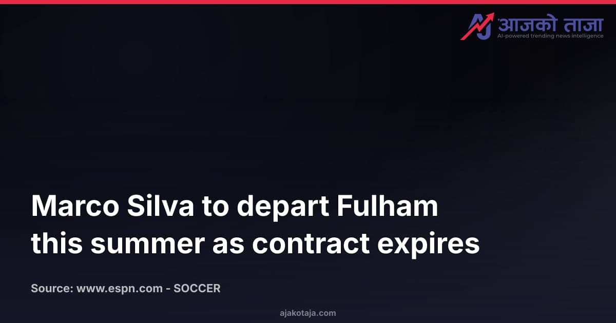Marco Silva to depart Fulham this summer as contract expires