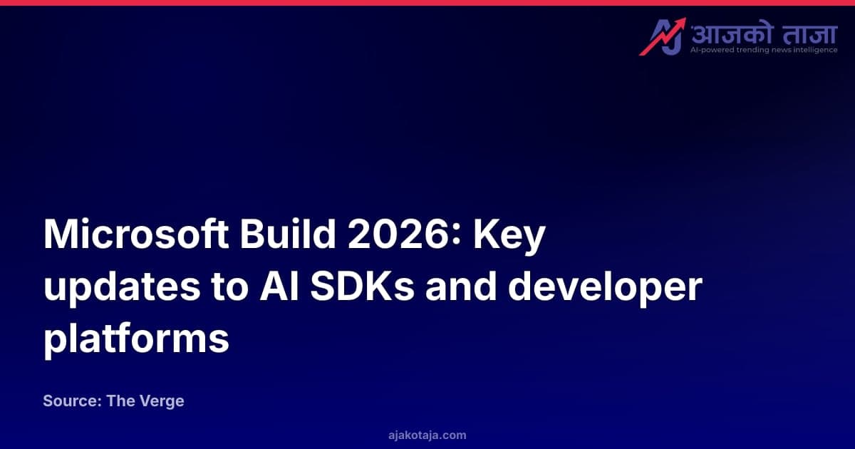 Microsoft Build 2026: Key updates to AI SDKs and developer platforms