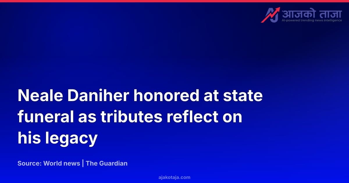Neale Daniher honored at state funeral as tributes reflect on his legacy