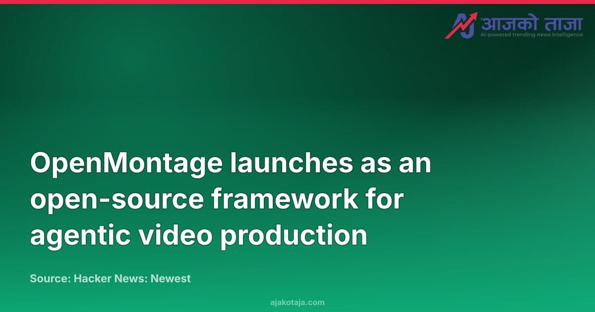 OpenMontage launches as an open-source framework for agentic video production