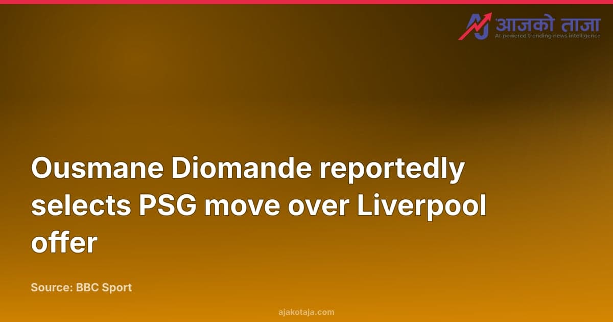 Ousmane Diomande reportedly selects PSG move over Liverpool offer