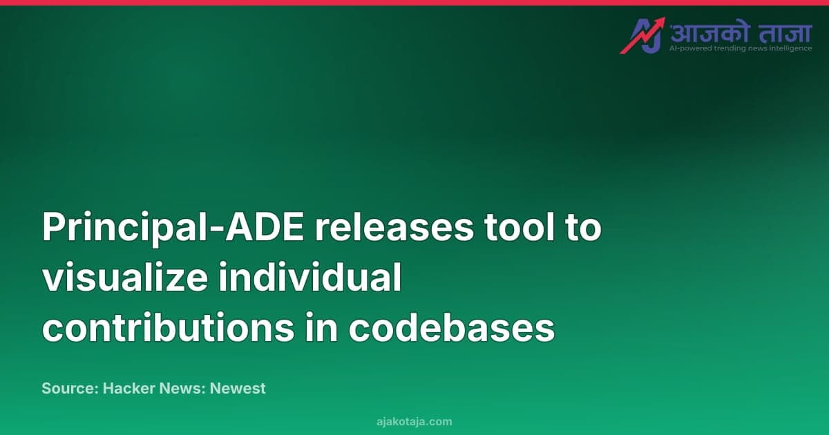 Principal-ADE releases tool to visualize individual contributions in codebases