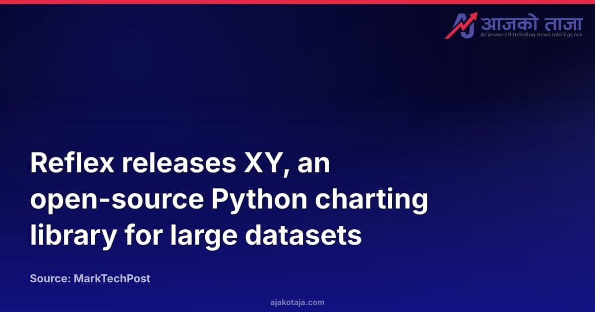 Reflex releases XY, an open-source Python charting library for large datasets