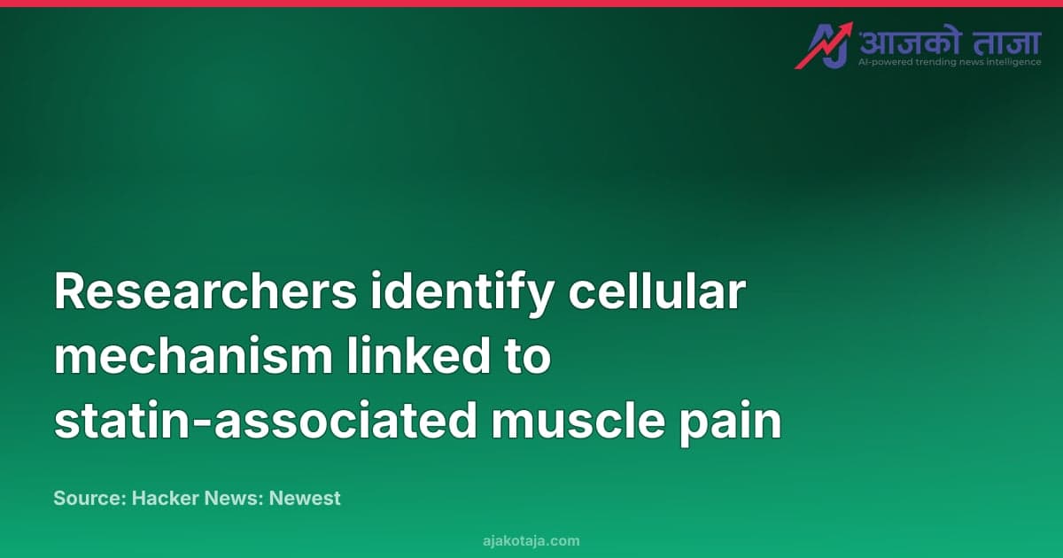 Researchers identify cellular mechanism linked to statin-associated muscle pain