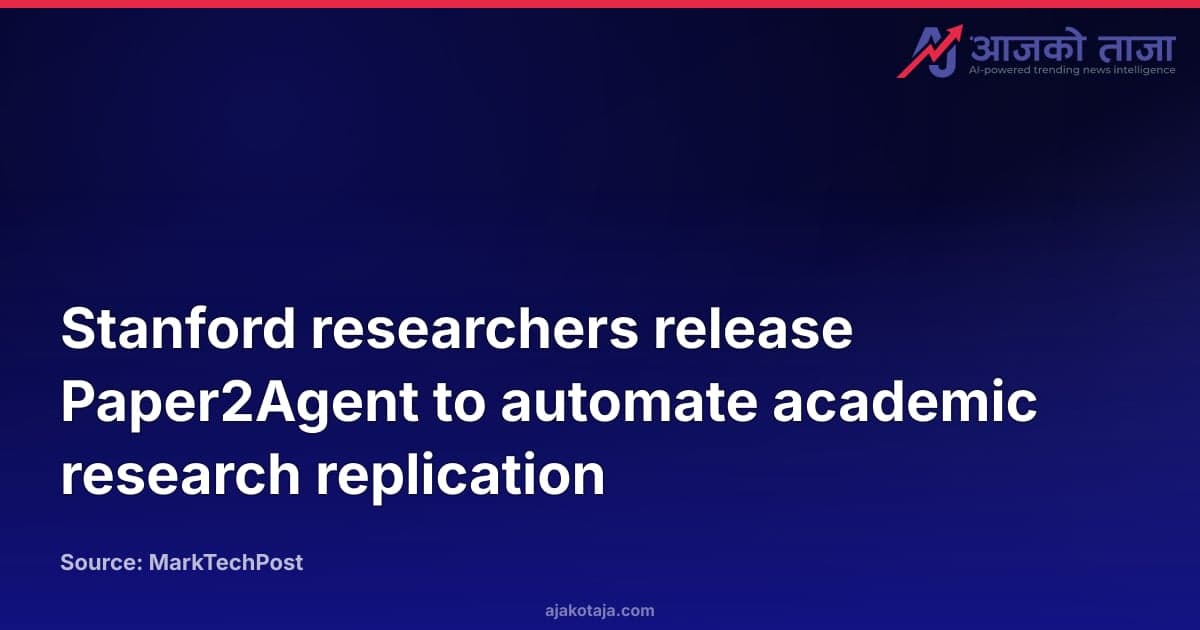 Stanford researchers release Paper2Agent to automate academic research replication