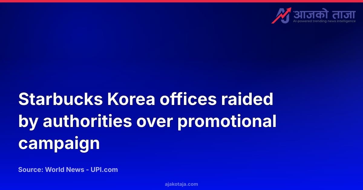 Starbucks Korea offices raided by authorities over promotional campaign