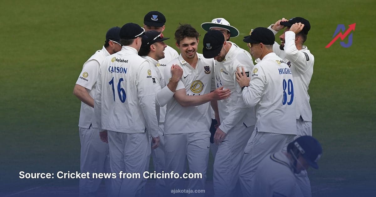 Sussex defeat Hampshire to secure top-three County Championship finish