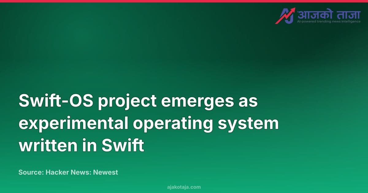 Swift-OS project emerges as experimental operating system written in Swift