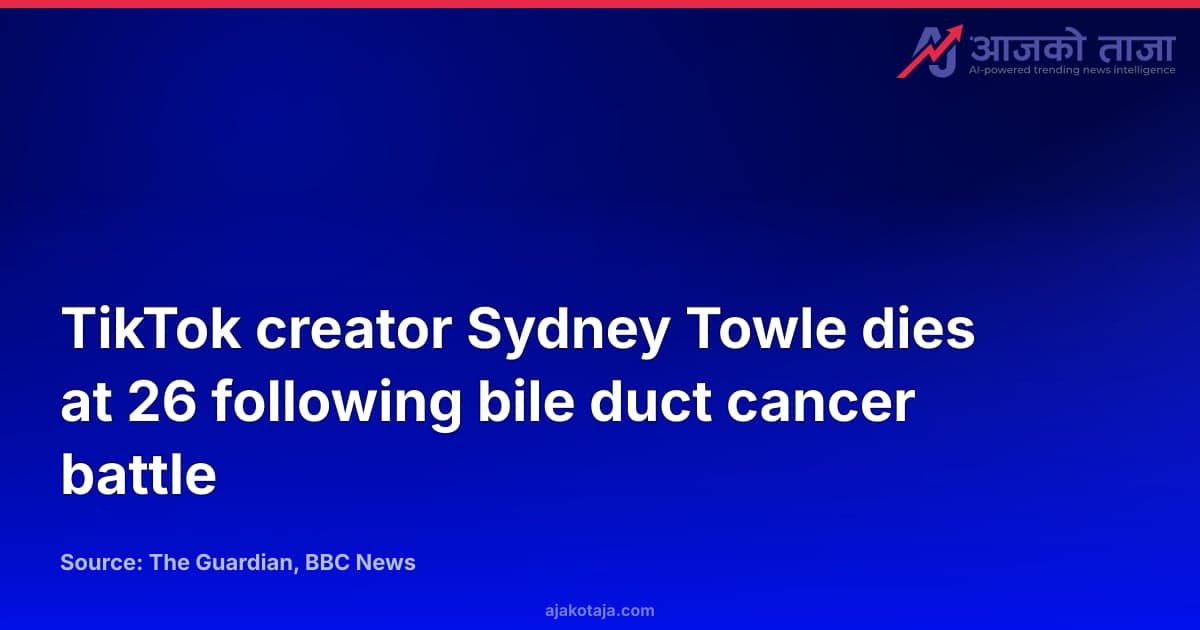 TikTok creator Sydney Towle dies at 26 following bile duct cancer battle