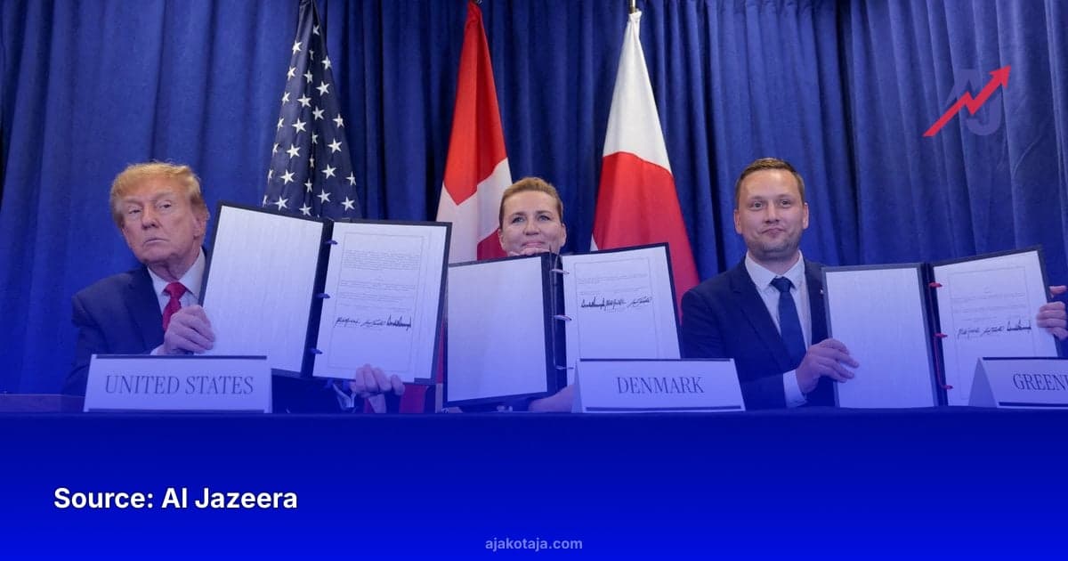 US signs Arctic security deal with Denmark and Greenland for two new military bases