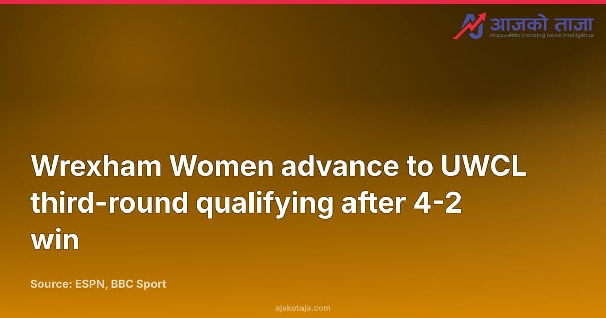 Wrexham Women advance to UWCL third-round qualifying after 4-2 win