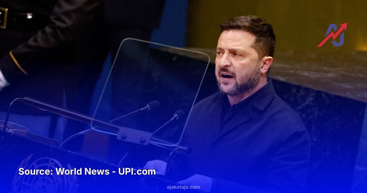 Zelenskyy addresses UN General Assembly, calls for sustained economic pressure on Russia