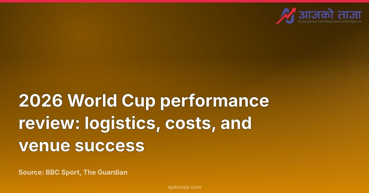 2026 World Cup performance review: logistics, costs, and venue success