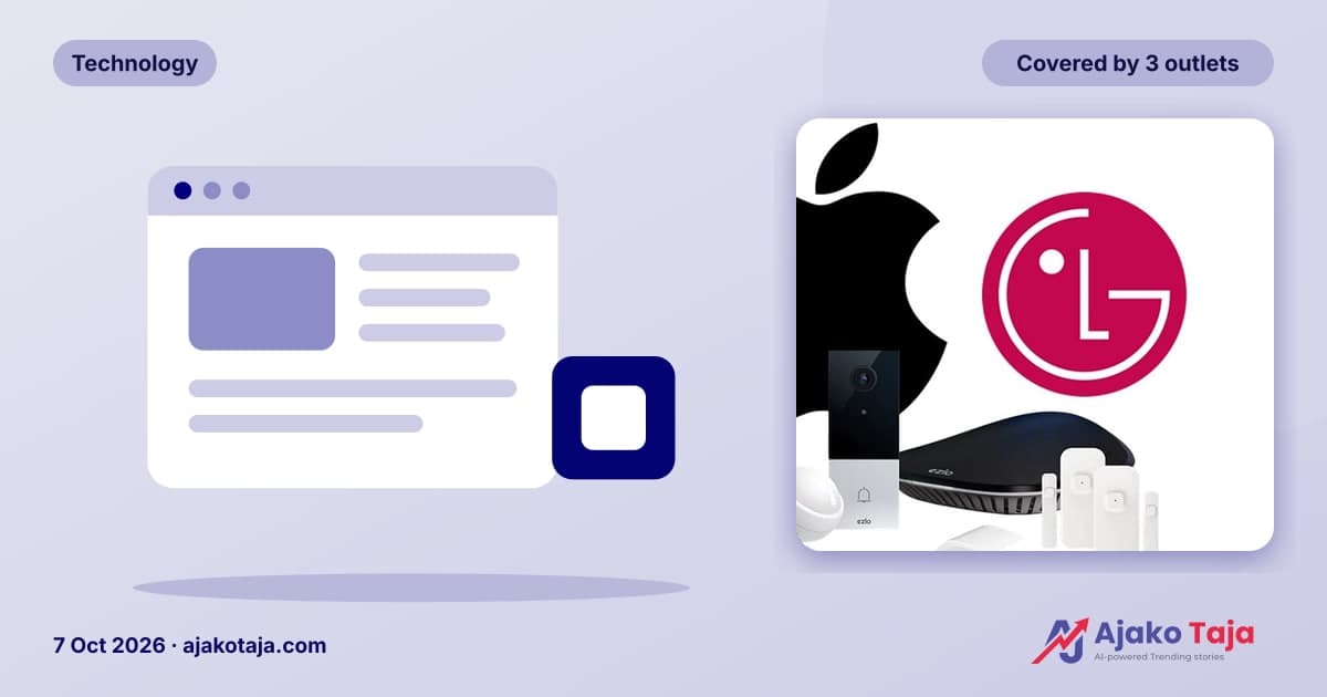 Apple and LG partner to develop smart home locks and thermostats