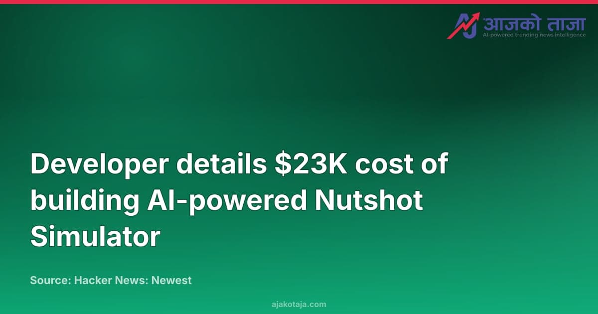 Developer details $23K cost of building AI-powered Nutshot Simulator