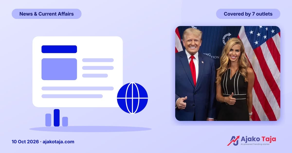Donald Trump appoints Katie Zacharia as White House press secretary