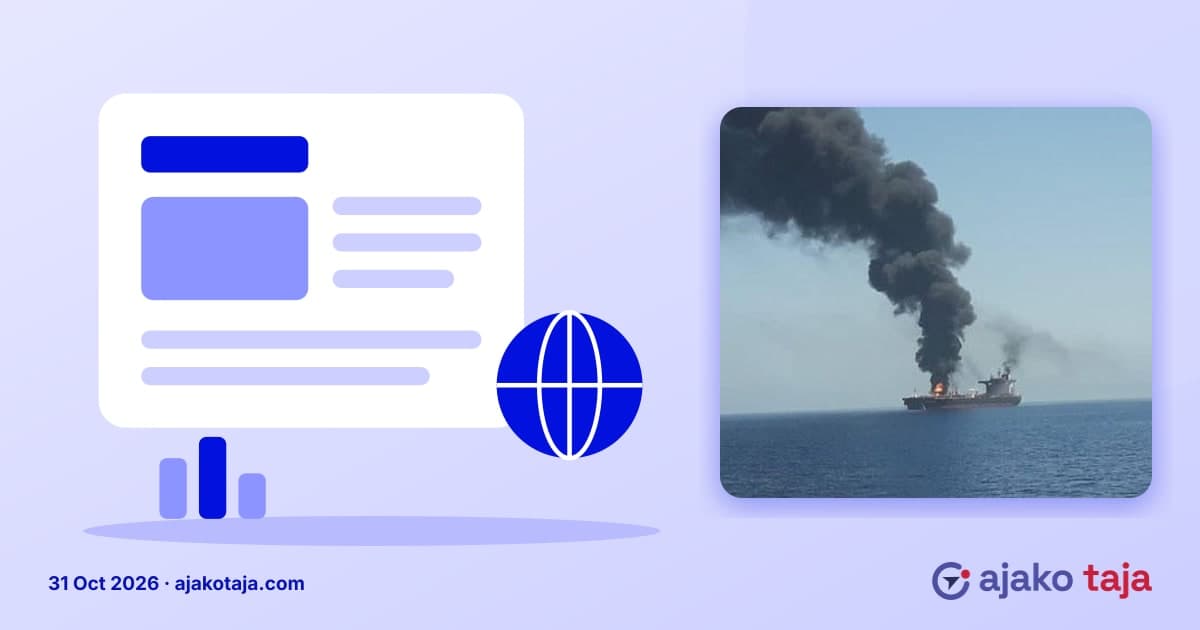 Four oil tankers catch fire after limpet mine attacks in Strait of Hormuz